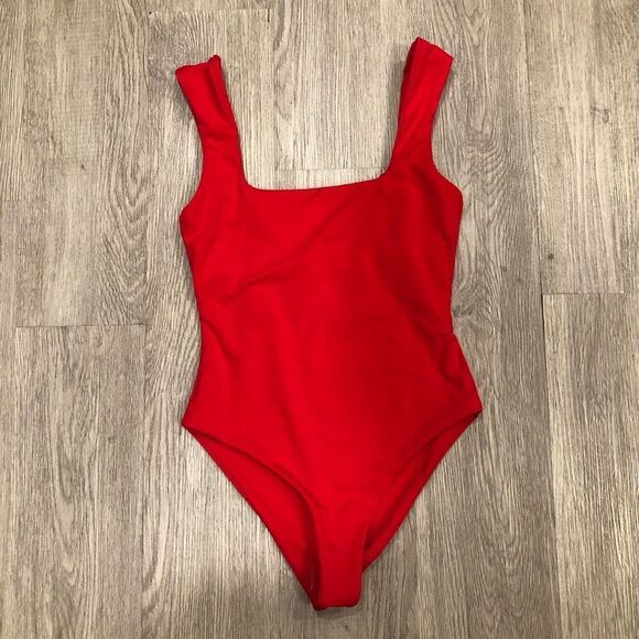 MARA HOFFMAN Persephone Red One Piece Bathing Suit Size XS NWOT - Picture 2 of 9